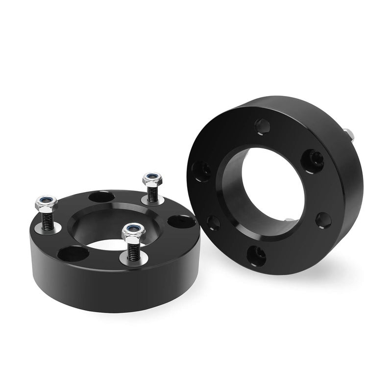 ZY WHEEL Front Leveling Lift Kits Chassis Level Kit Compatible for 2004-2025 Ford F150 2003-2017 Ford Expedition 2005-2008 Lincoln Mark LT (2.5'') 2WD 4WD, 2pcs Auminum Suspension Strut Spacers - Image 1